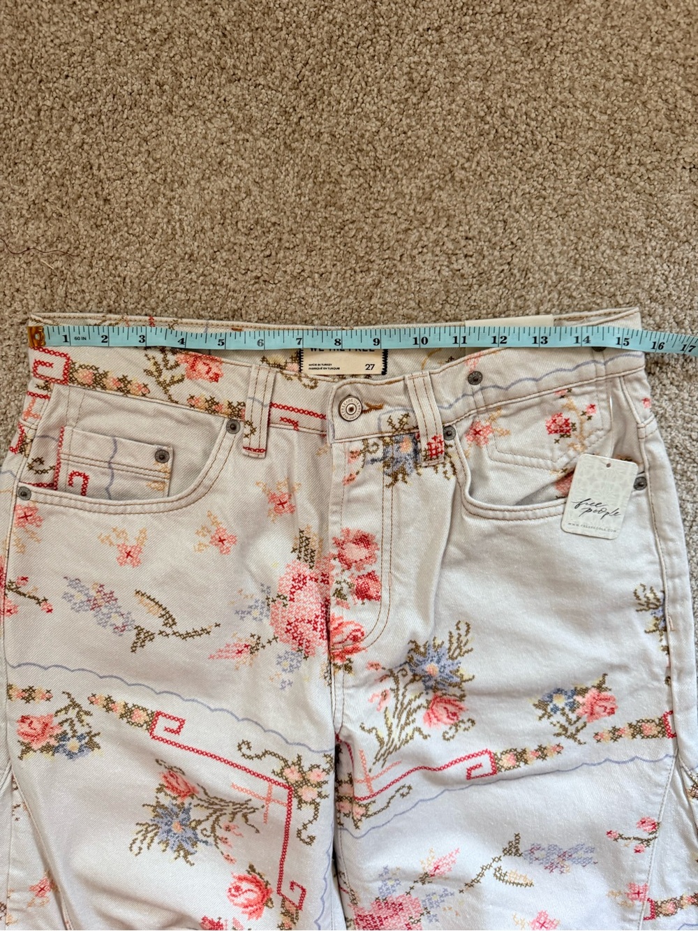 NWT We The Free Eden Slouch Floral Wide-Leg Women’s - Picture 5 of 13